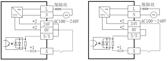 X3S-14MT-ES輸入接線(xiàn)